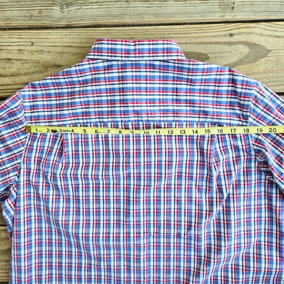 George Mens Classic Fit Button Up Short Sleeve Shirt Multi Color XL (46-48) - Picture 6 of 9